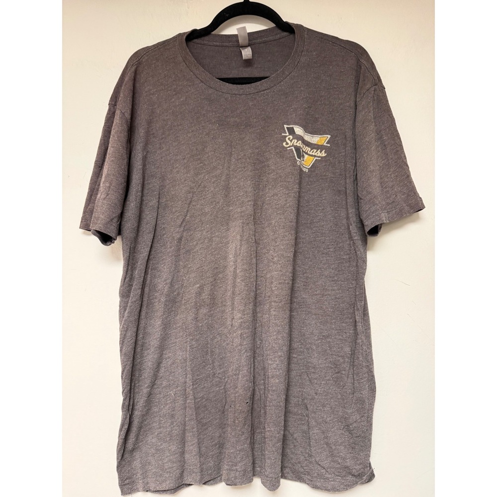 Snowmass Colorado Winter Classic Graphic T Shirt‎ Mens Large Heather Gray